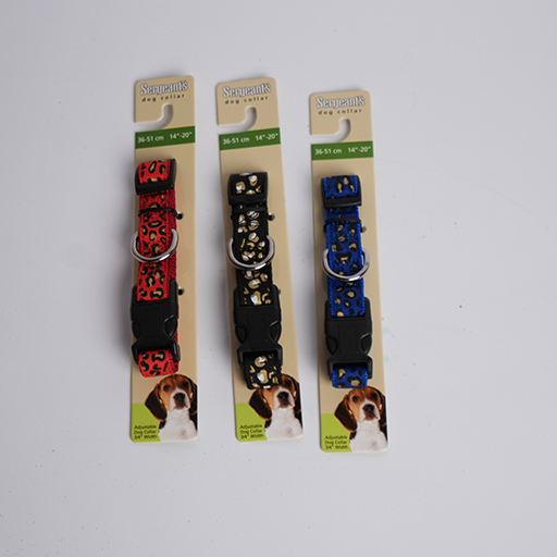 3/4 Nylon Dog Collar Ribbon Pattern- B