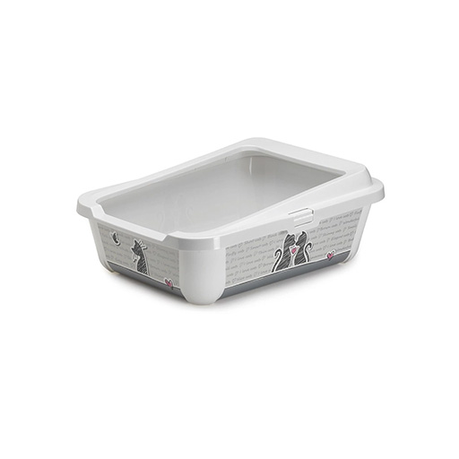 Rimmed Cat Litter Tray